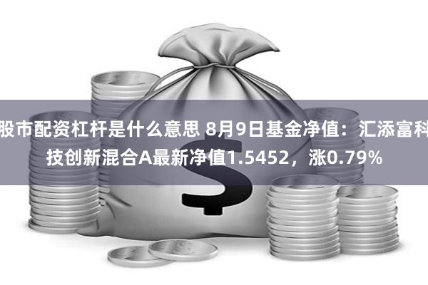 股市配资杠杆是什么意思 8月9日基金净值：汇添富科技创新混合A最新净值1.5452，涨0.79%