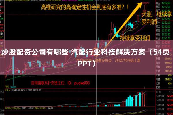 炒股配资公司有哪些 汽配行业科技解决方案（54页 PPT）