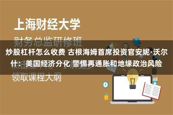 炒股杠杆怎么收费 古根海姆首席投资官安妮·沃尔什：美国经济分化 警惕再通胀和地缘政治风险