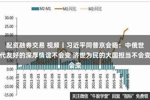 配资融券交易 视频丨习近平同普京会晤：中俄世代友好的深厚情谊不会变 济世为民的大国担当不会变